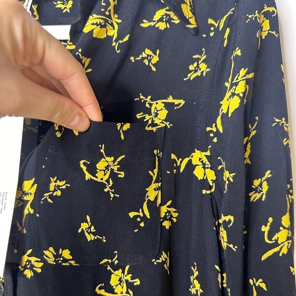 GANNI Floral Crepe Shirt - Picture 5 of 8